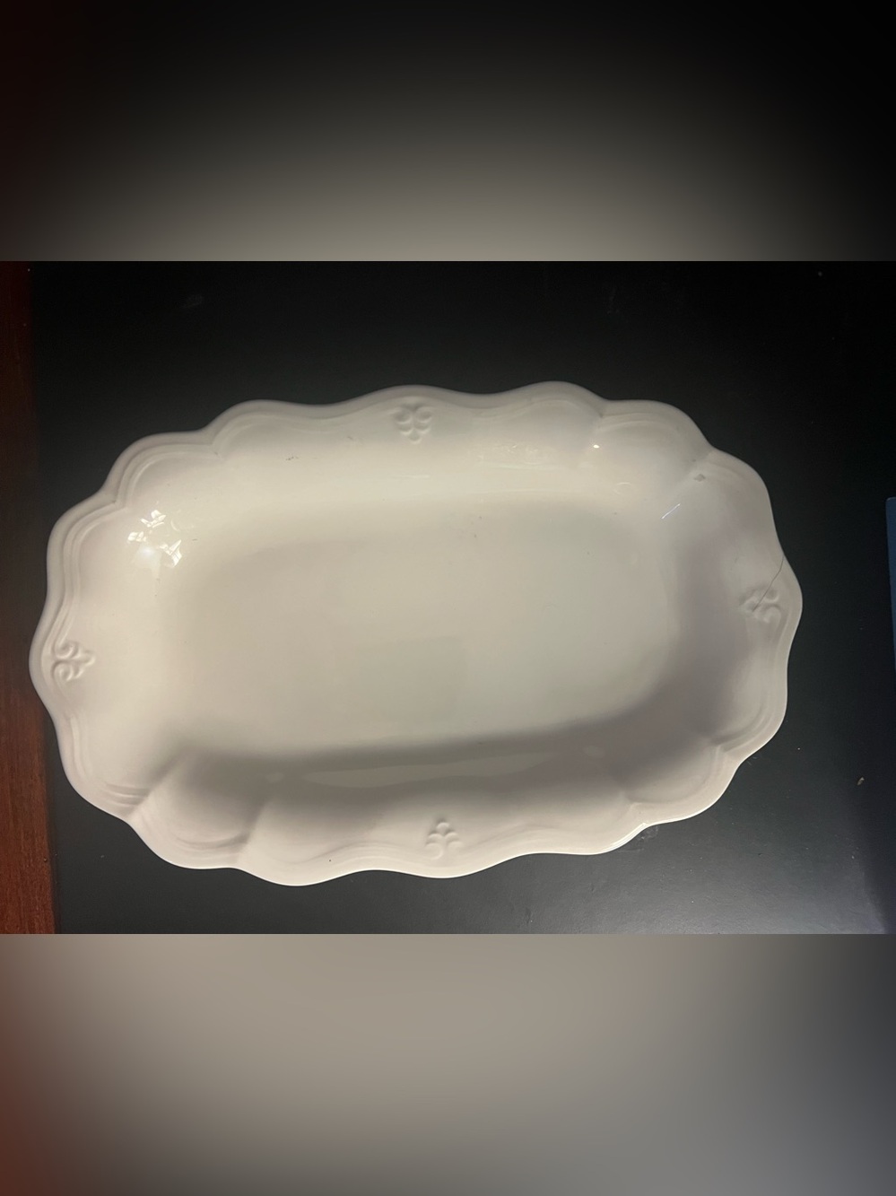 Lenox Classic White Decorative Ceramic Serving Dish